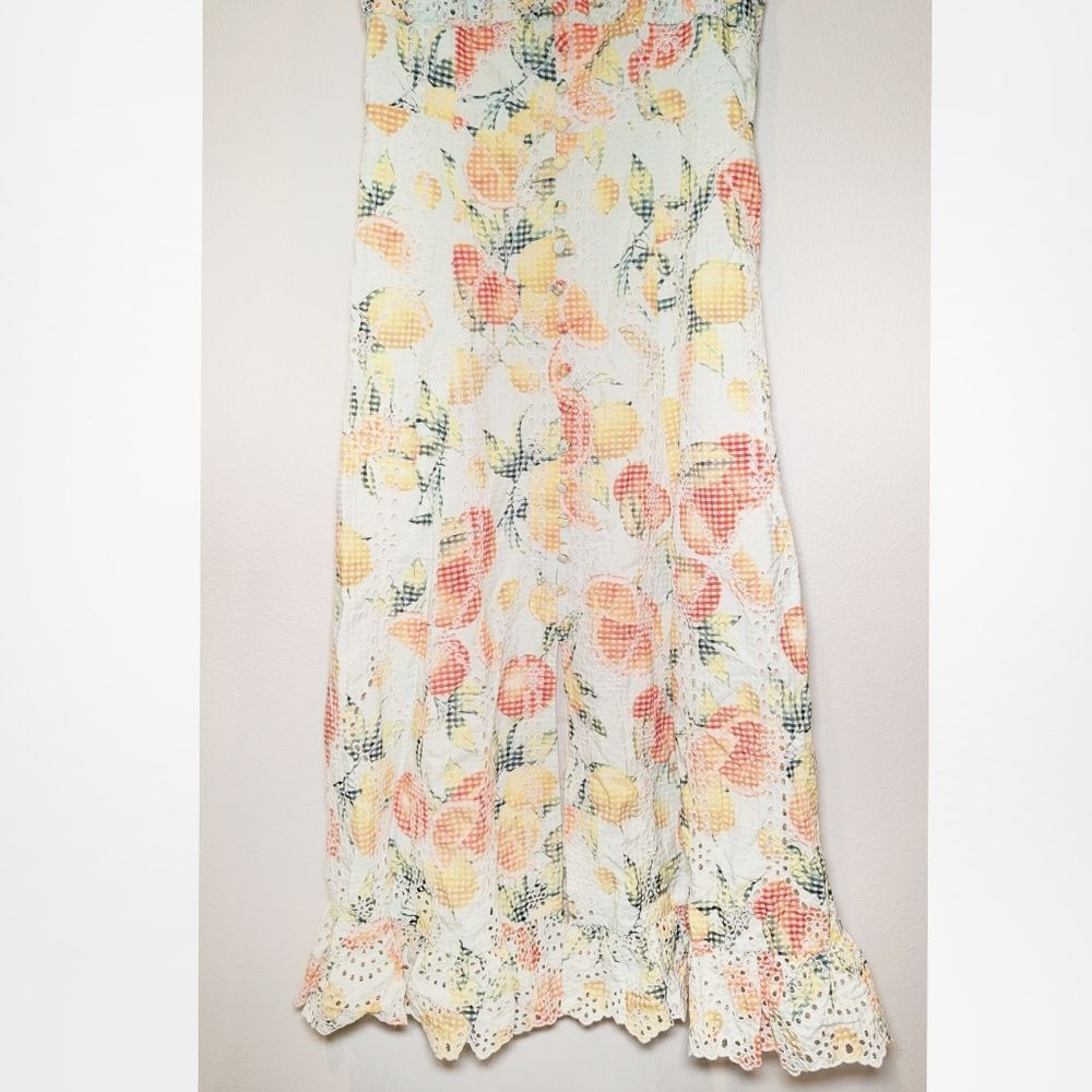 NWT By Anthropologie Ruffled Eyelet Dress - Picture 8 of 16